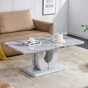 Versatile Modern Luxury Imitation Marble Table for Any Room