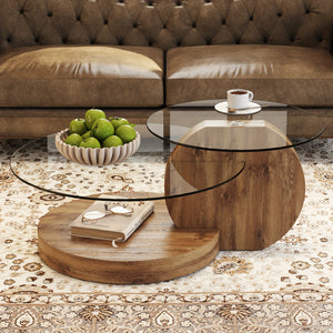 Modern Minimalist Glass Coffee Table for Stylish Living